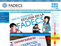 RÉGIMEN DE ADSCRIPCIONES EN LA FADECS